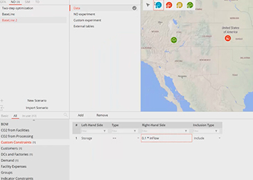 Supply Chain Constraint-based Planning and Network Optimization