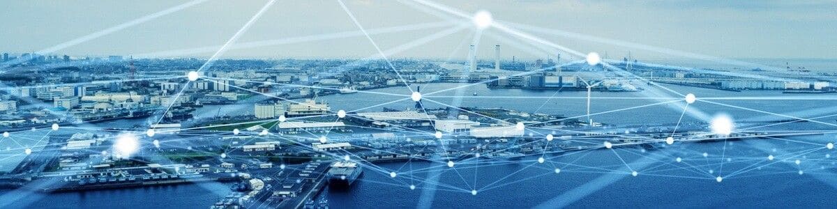 Abstract image representing supply chains